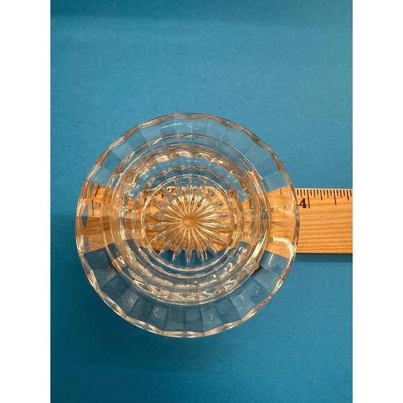 Mikasa Salina clear crystal individual round covered condiment cloche or butter - Picture 8 of 10